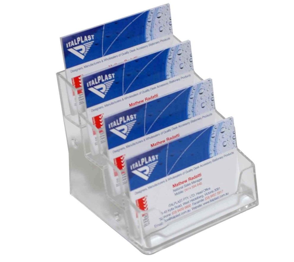 BUSINESS CARD HOLDER 4 TIER