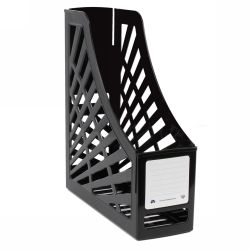 MAGAZINE STAND ITALPLAST GREENR RECYCLED BLACK