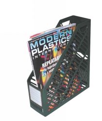 MAGAZINE STAND ITALPLAST BLACK