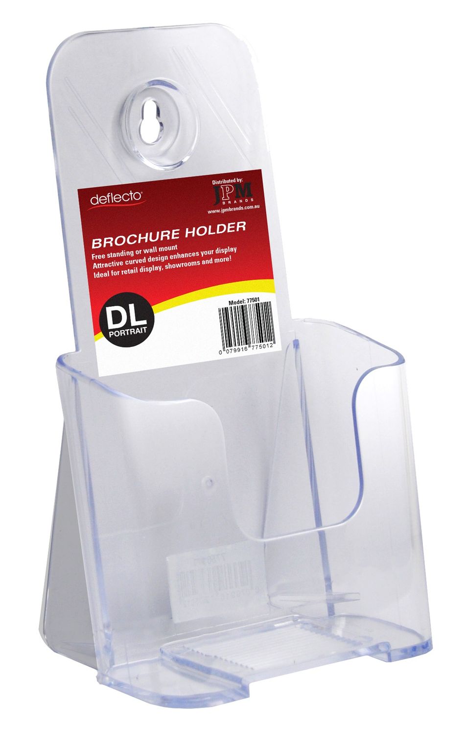 BROCHURE HOLDER DEFLECT-O DL F/S WALL MOUNT 77501