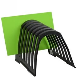 STEP FILE ORGANISER ITALPLAST GREENR RECYCLED BLACK