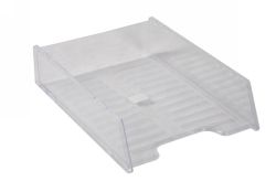 DOCUMENT TRAY ITALPLAST A4 MULTIFIT CLEAR