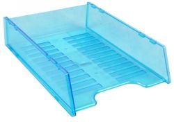 DOCUMENT TRAY ITALPLAST MULTIFIT NEON BLUE