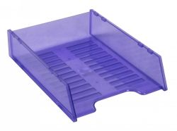 DOCUMENT TRAY ITALPLAST MULTIFIT TRANSLUCENT PURPLE