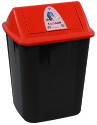 WASTE SEPARATION BIN ITALPLAST 32L LANDFILL