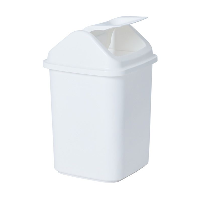 BIN COMPASS 20L SWING WHITE PLASTIC