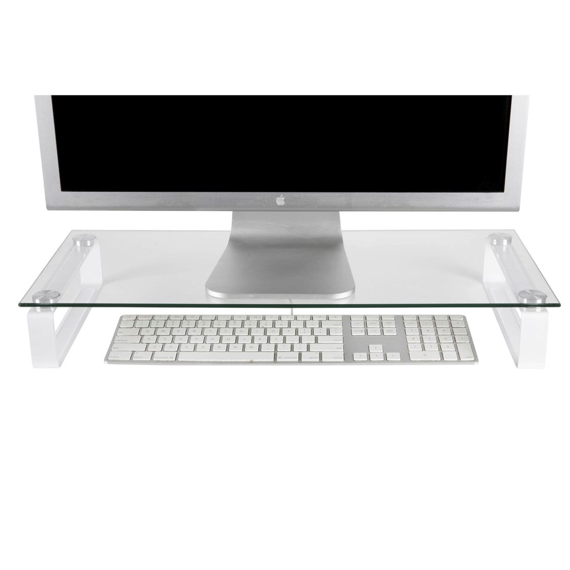 MONITOR STAND ESSELTE 60CM GLASS