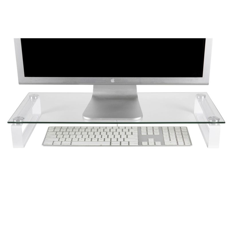 MONITOR STAND ESSELTE 60CM GLASS