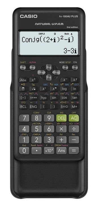 CALCULATOR CASIO FX100AU PLUS SCIENTIFIC 2ND EDITION