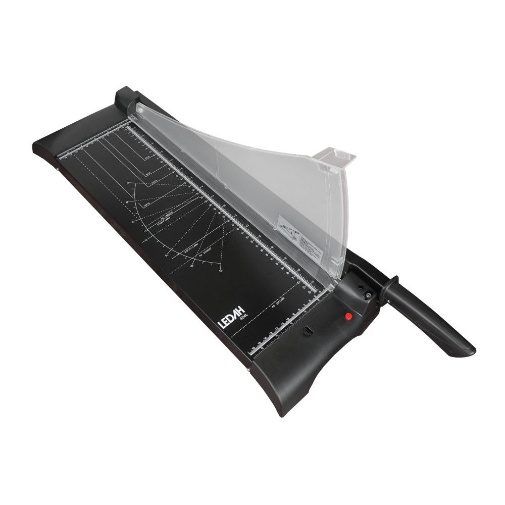 GUILLOTINE LEDAH 470X380X40MM A3 METAL BASE LASER GUIDED 10 SHEET BLACK