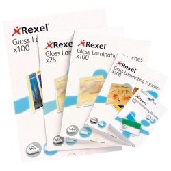 LAMINATING POUCHES REXEL A3 75 MICRON PK25