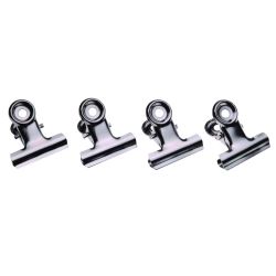 LETTER CLIPS ESSELTE 31MM CHROME BX144