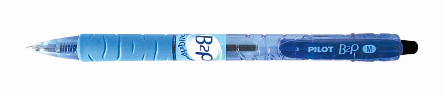 PEN PILOT BEGREEN BALLPOINT MED GRIP 1.0MM BLACK