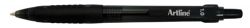 PEN ARTLINE BP 8410 RETRACT MED BLACK