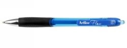 PEN ARTLINE BP FLOW 1.0MM RETRACTABLE BLUE