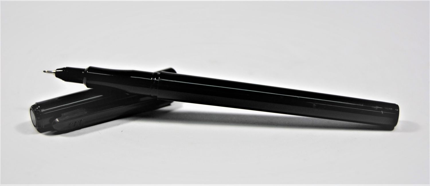 PEN GNS FINELINER 0.4MM BLACK BX12