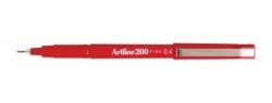 PEN ARTLINE FINELINER 200 0.4MM FINE RED