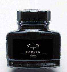 INK PARKER QUINK BOTTLE PERMANENT BLACK