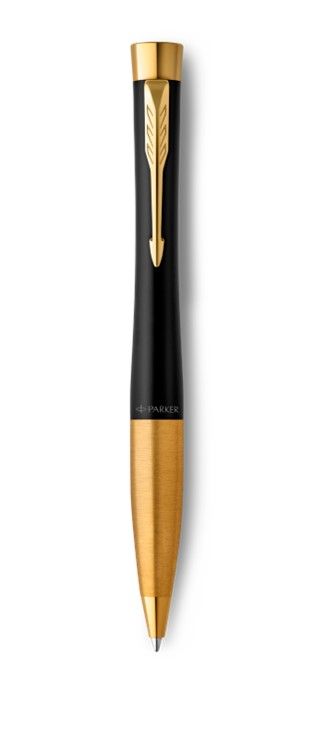 PEN PARKER URBAN TWIST BLACK GOLD TRIM BALLPOINT GIFT BOX