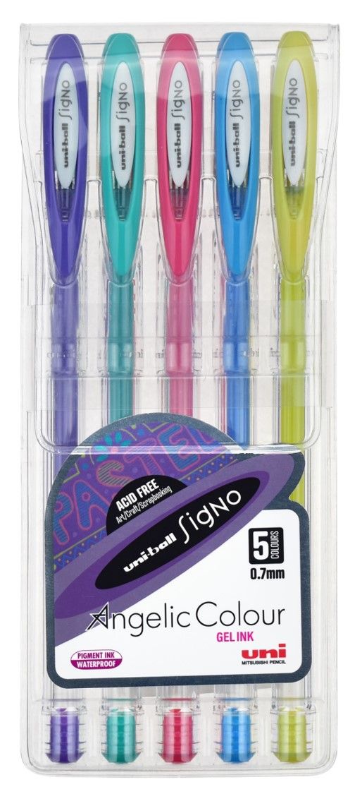 PEN UNI RB SIGNO UM120 ANGELIC F ASST WLT5