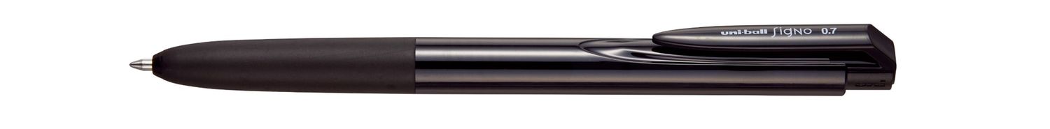 PEN 0.7MM SIGNO RT1 RETRACTABLE BLACK