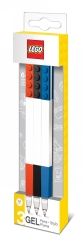 PEN LEGO GEL PEN W/BUILDABLE BRICKS WHITE PK3
