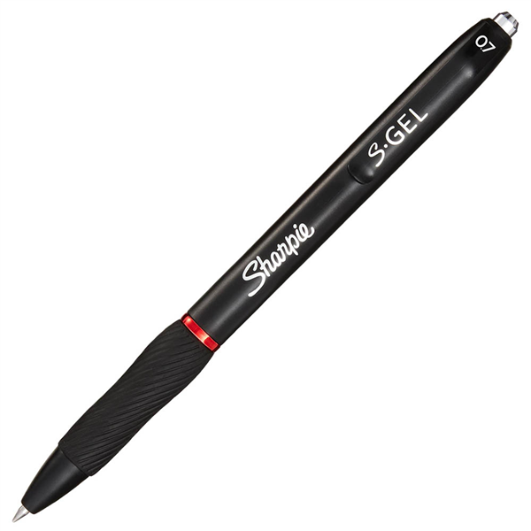 PEN SHARPIE RETRACTABLE GEL PEN POINT 0.7MM RED