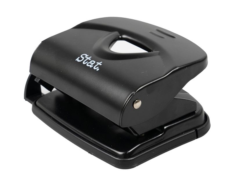 PUNCH STAT LARGE 2 HOLE 30 SHEETS METAL BLACK
