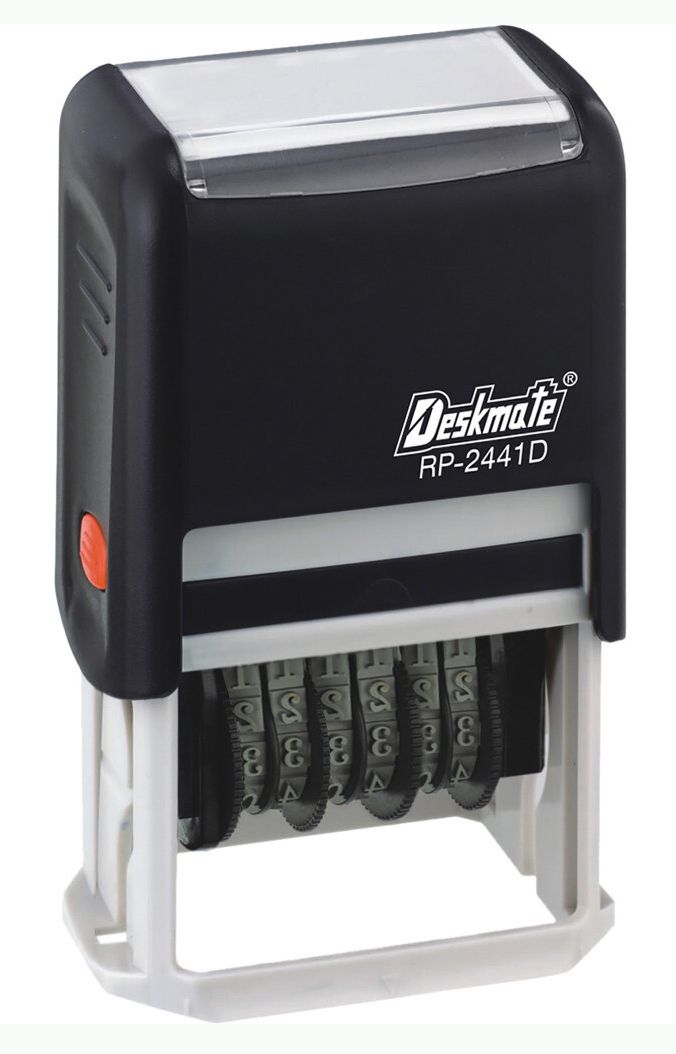 STAMP DESKMATE SELF INKING DATE RED