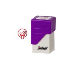 STAMP DESKMATE SQUARE EMOJI WINK TONGUE