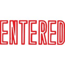 X-STAMPER 1021 ENTERED RED