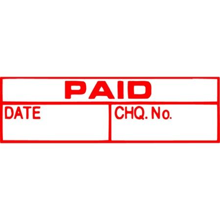 X-STAMPER 1533 PAID/DATE/CHQ