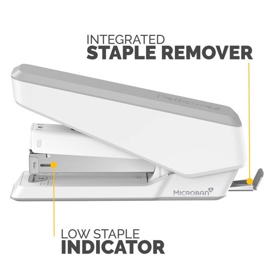 STAPLER FELLOWES FULL STRIP LX850 EASYPRESS STAPLER WHITE