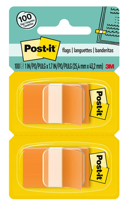 POST- IT FLAGS 680-OE2 ORANGE TWIN PACK