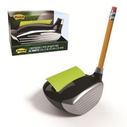 POST-IT NOTES DISPENSER GOLF BLACK