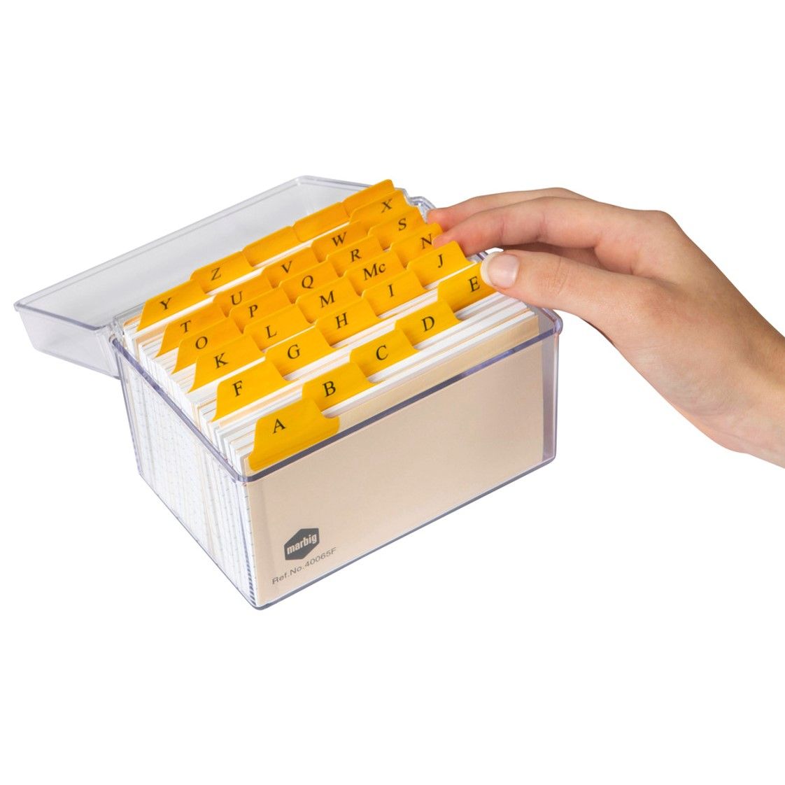 SYSTEM CARDS INDEX MARBIG 5X3 MANILLA A-Z / 1-31 TABS