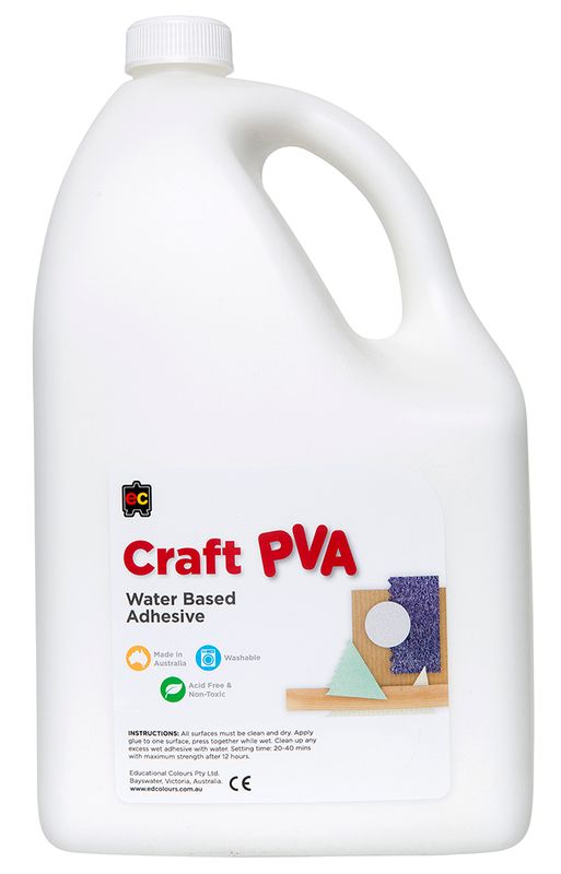 GLUE EC 5L CRAFT PVA WATER BASED