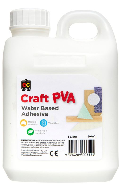 GLUE EC 1L CRAFT PVA WATER BASED