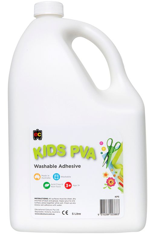 GLUE EC 5L KIDS PVA WASHABLE
