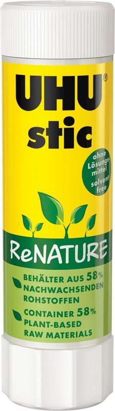 GLUE STIC UHU 40G RENATURE (21516)