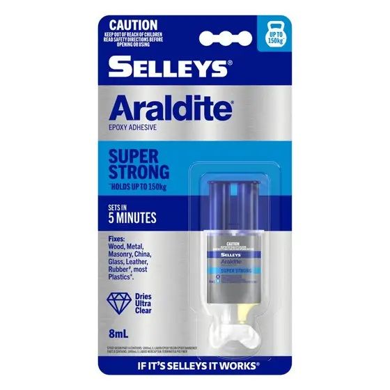 GLUE SELLEYS ARALDITE 5 MINUTE 8ML H/SELL
