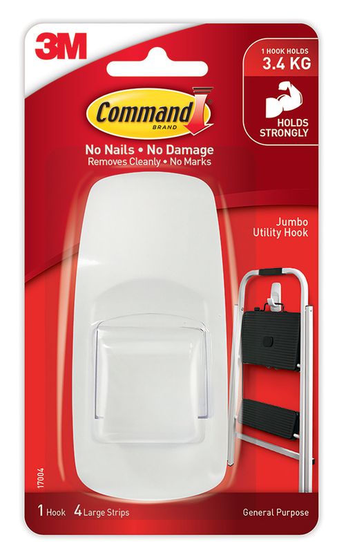 HOOKS COMMAND SELF ADHESIVE JUMBO 17004