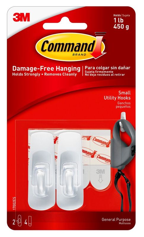HOOKS COMMAND 17002VP SMALLVALUE PACK 6 HOOKS/12STRIPS
