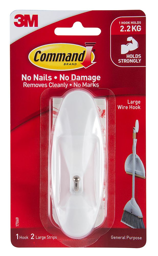 HOOK COMMAND LARGE WIRE 17069 PK1