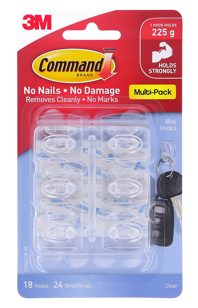 DECORATING CLIPS COMMAND 20 MINI 17026CLR