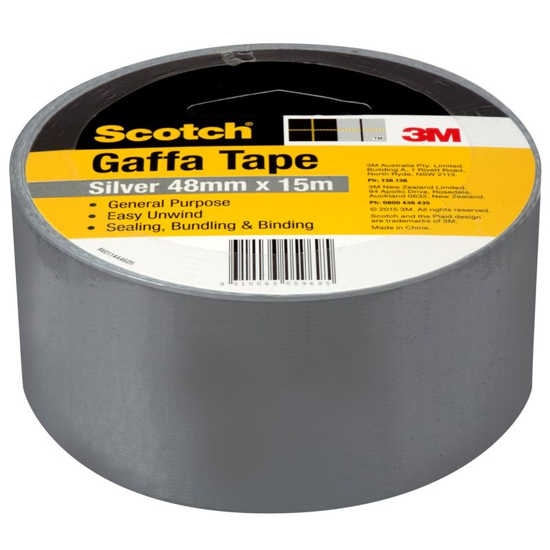 TAPE SCOTCH 48MMX15M UTILITY GAFFA SILVER