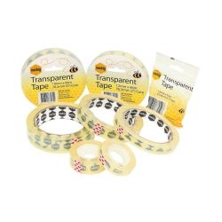 TAPE TRANSPARENT MARBIG 12MMX33M 25.4MM CORE
