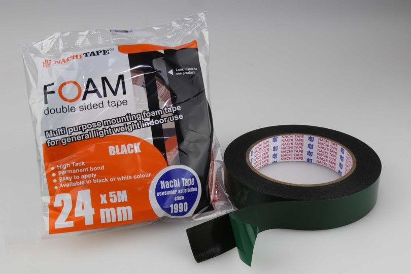 DOUBLE SIDED TAPE NACHI 24MM X 5M BLACK