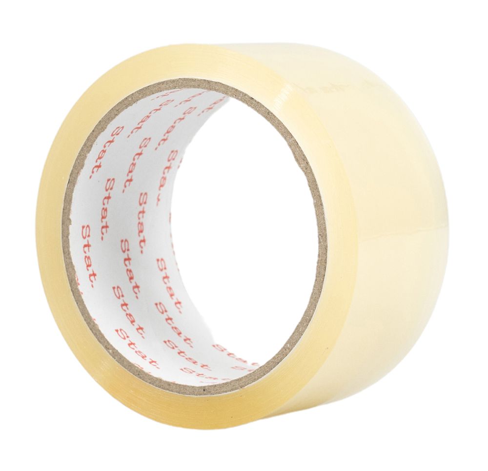 TAPE PACKAGING STAT 48MMX50M CLEAR
