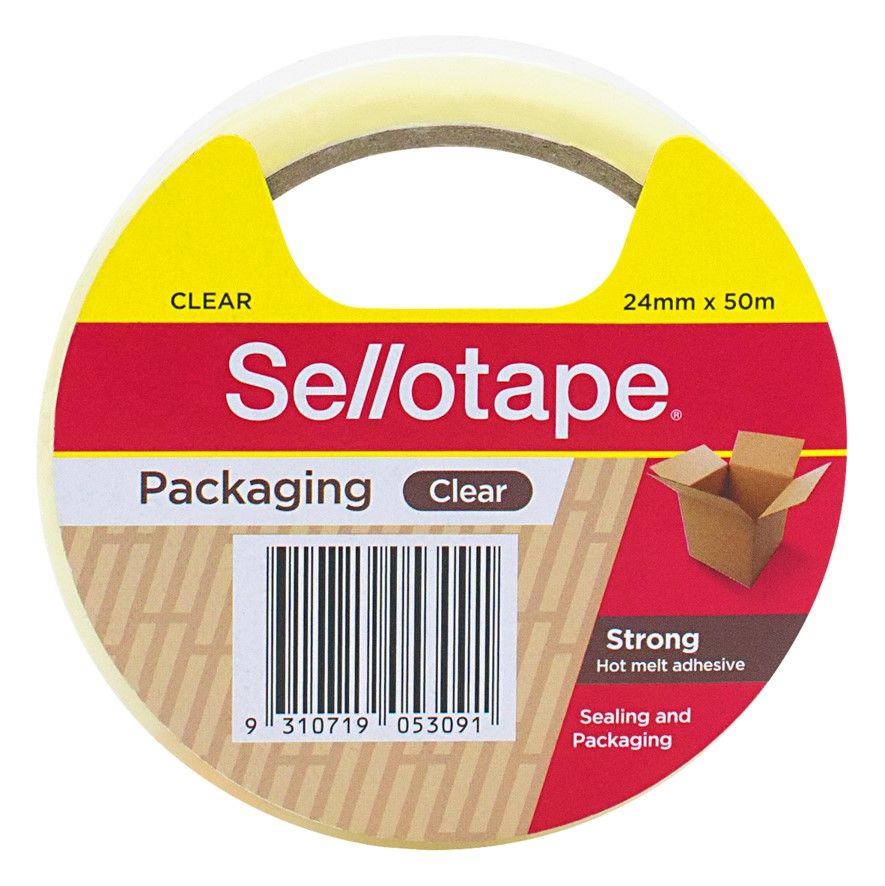 TAPE PACKAGING SELLO 24MMX50M CLEAR